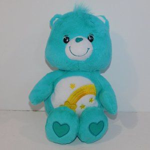 2012 Hasbo Care Bears WISH BEAR 13" Plush Stuffed Toy